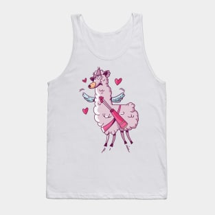 Valentine LLama Tank Top